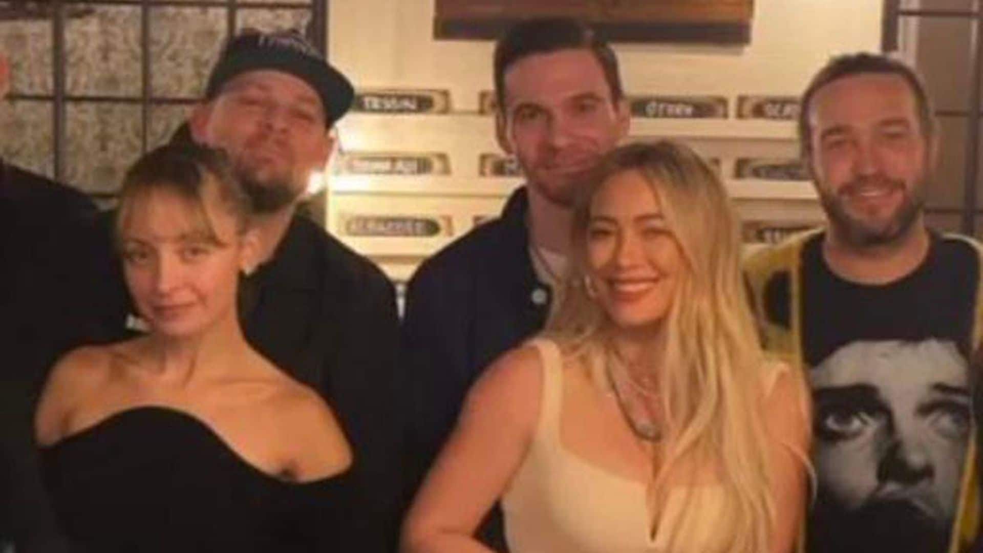 Hilary Duff and Matthew Koma go on a quadruple date with her ex-boyfriend Joel Madden and Nicole Richie