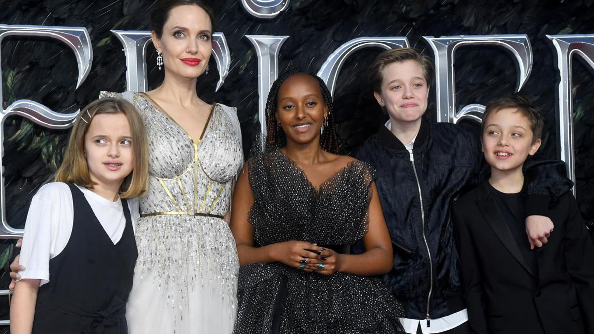 Angelina Jolie and Brad Pitt’s twins make appearance at Maleficent premiere