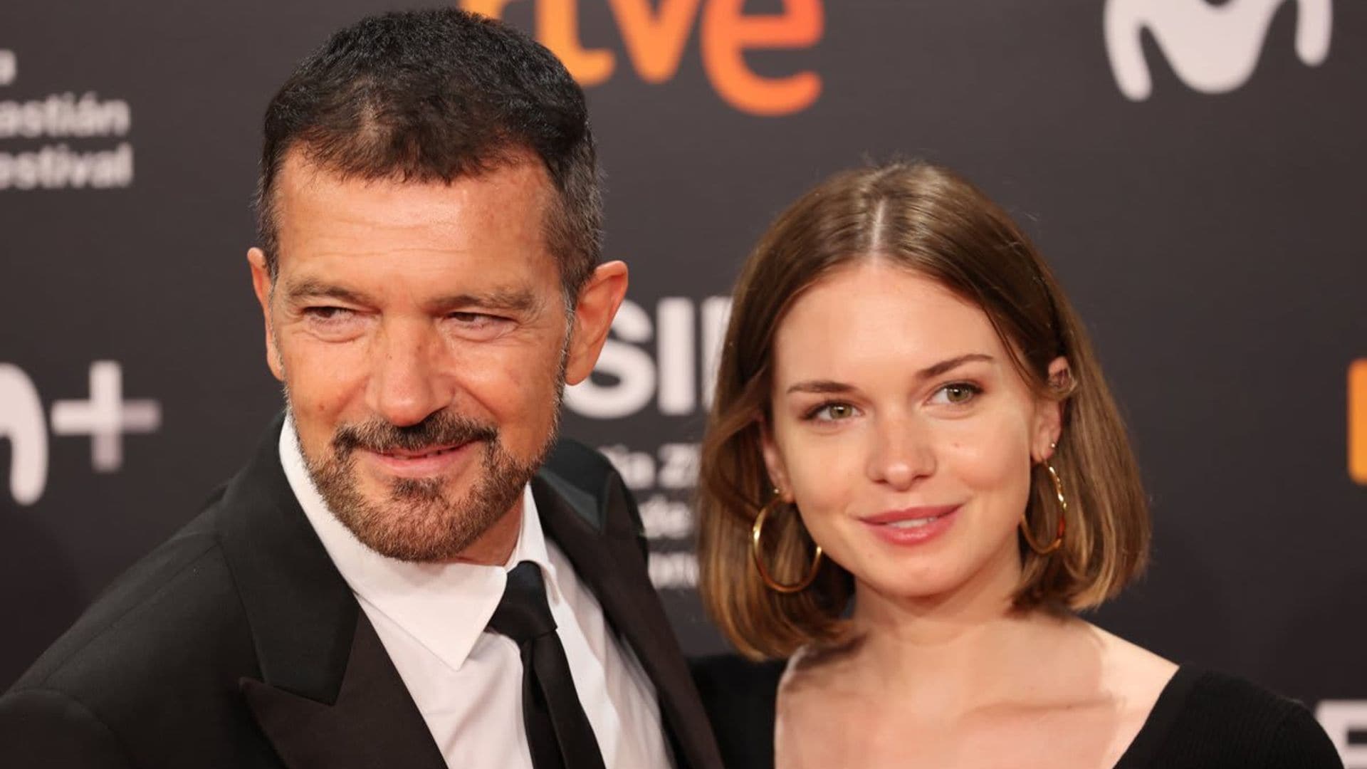 Antonio Banderas and his daughter Stella make an appearance at San Sebastian Film Festival