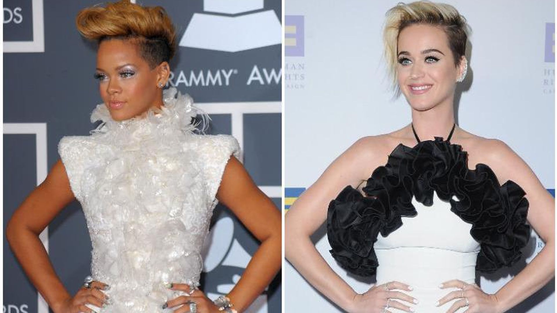 Nine times Rihanna and Katy Perry proved they are hairstyle chameleons