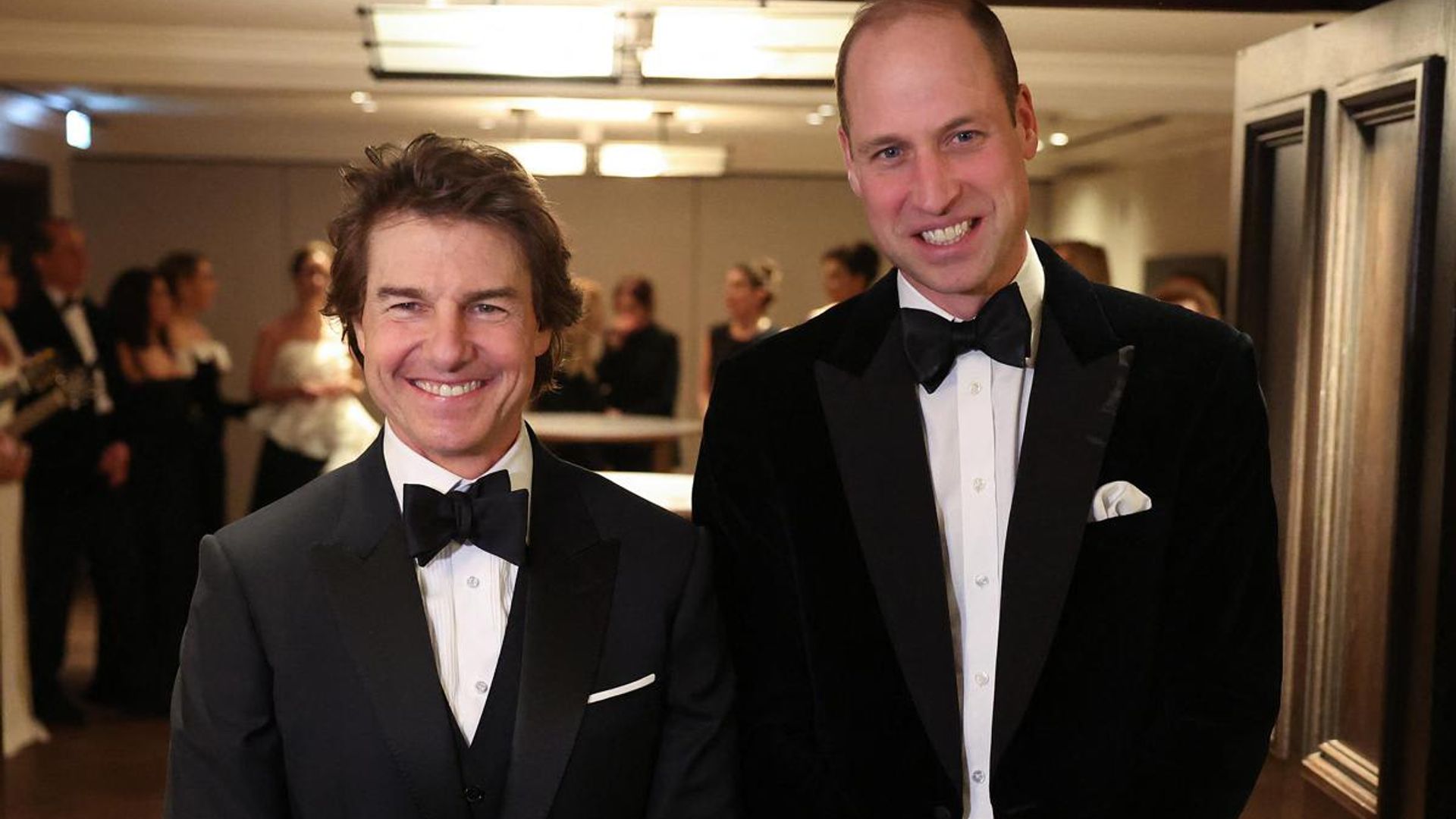 Prince William reunites with Tom Cruise in London
