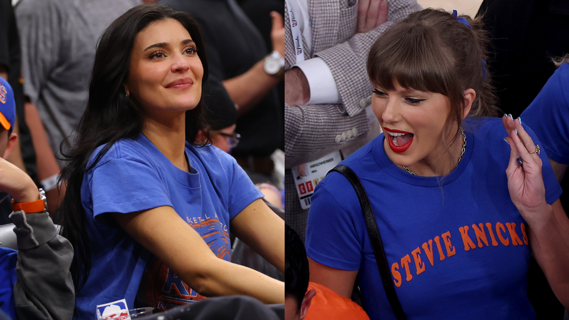 Taylor Swift hugs Kylie Jenner courtside at Knicks game — a decade after the Kim Kardashian feud