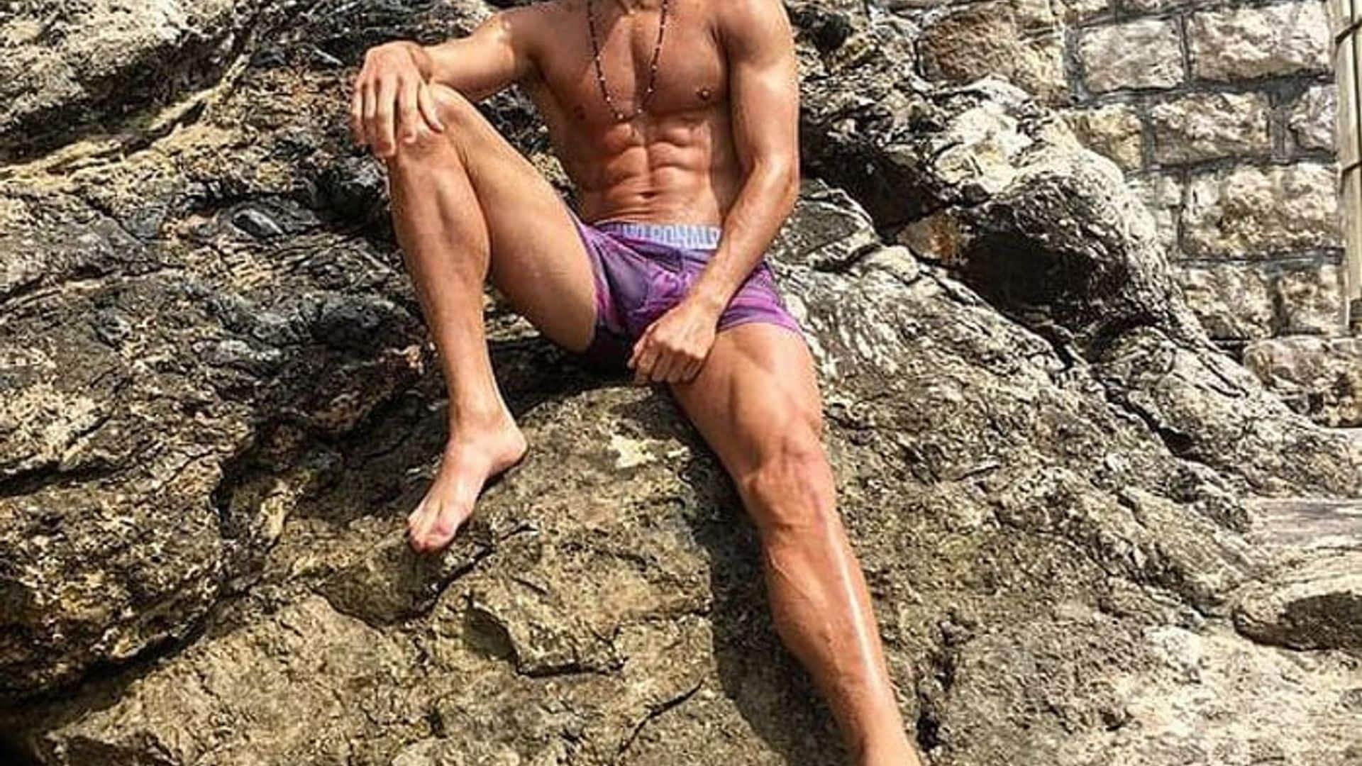 Cristiano Ronaldo posed for an Instagram photo wearing only underwear
