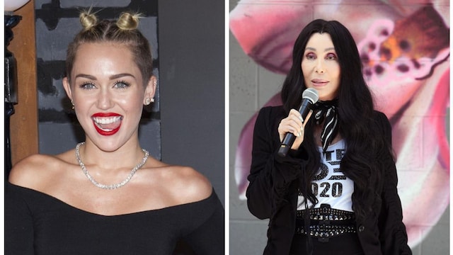 Cher and Miley Cyrus 2013