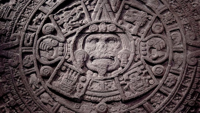 Detail of the great Calendar stone