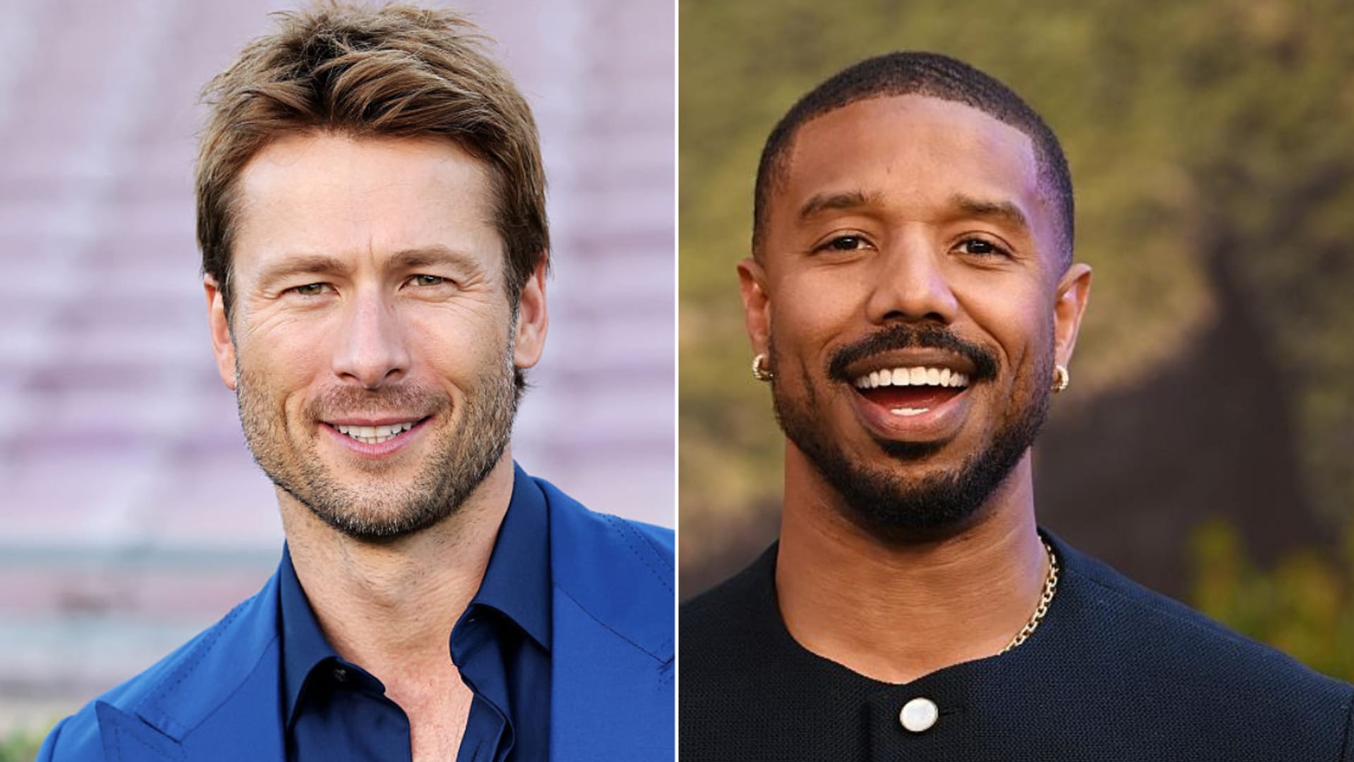 Glen Powell, Michael B Jordan