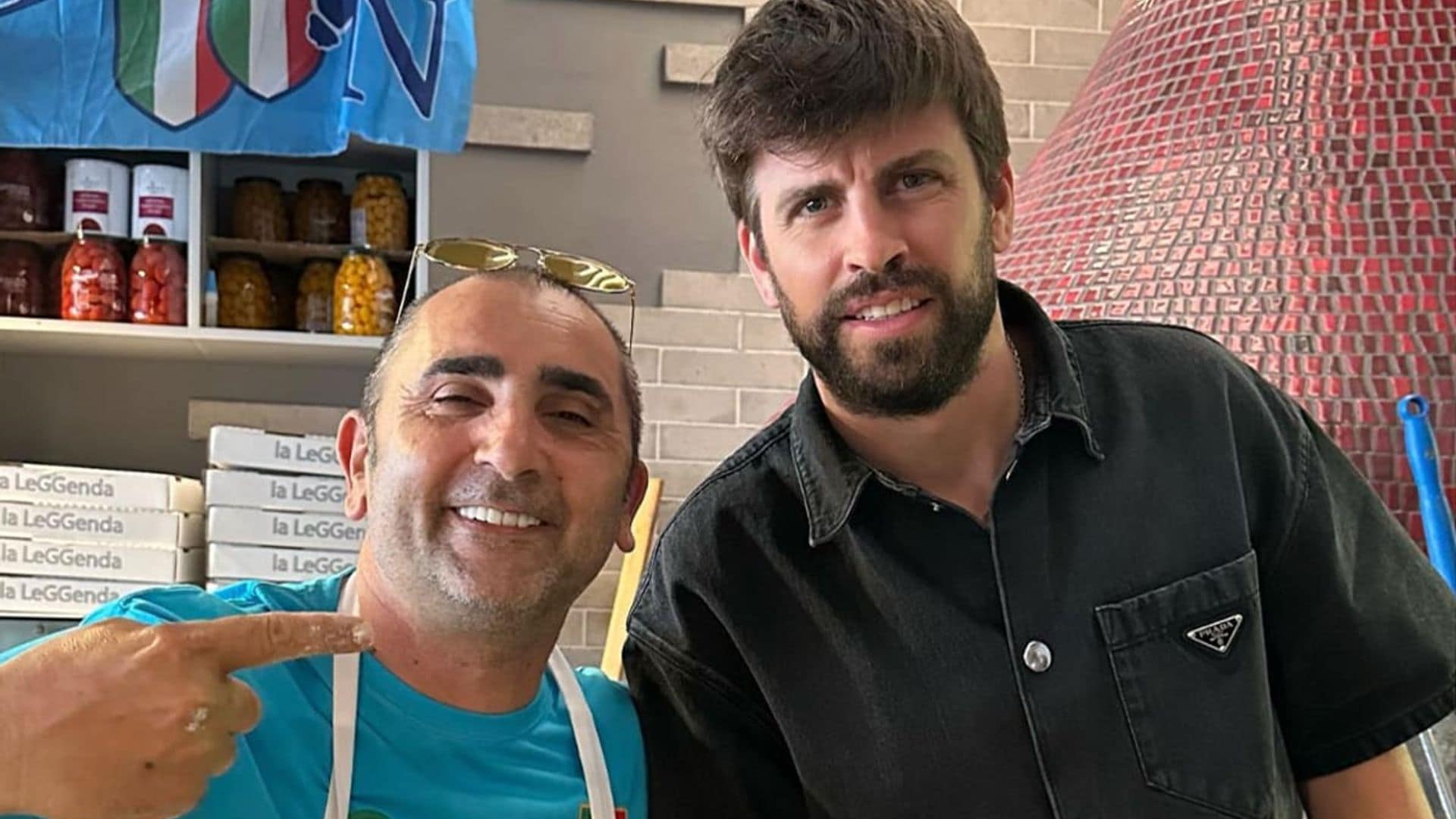 Piqué spotted with his two sons at authentic Italian pizzeria in Miami