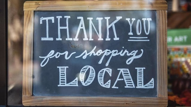 Thank you for shopping local!