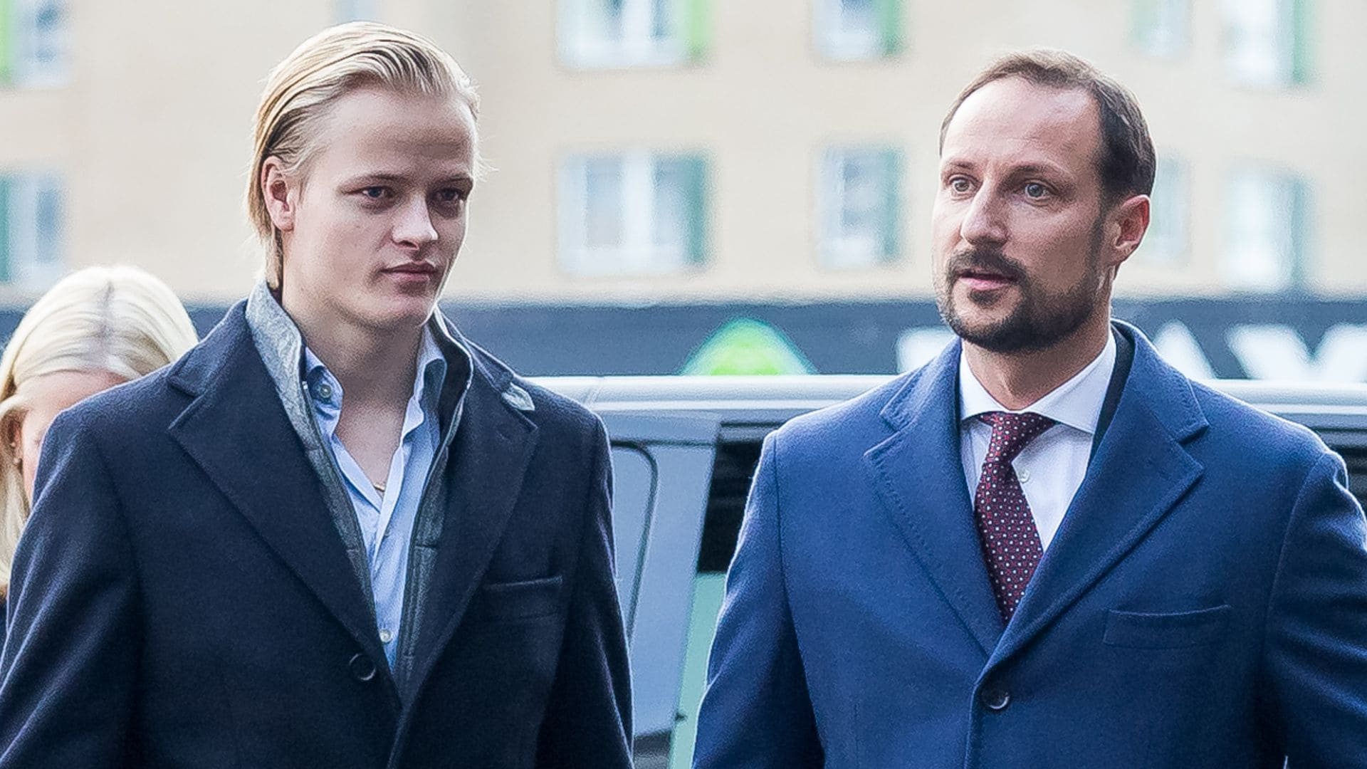 Marius Borg and Prince Haakon in 2017