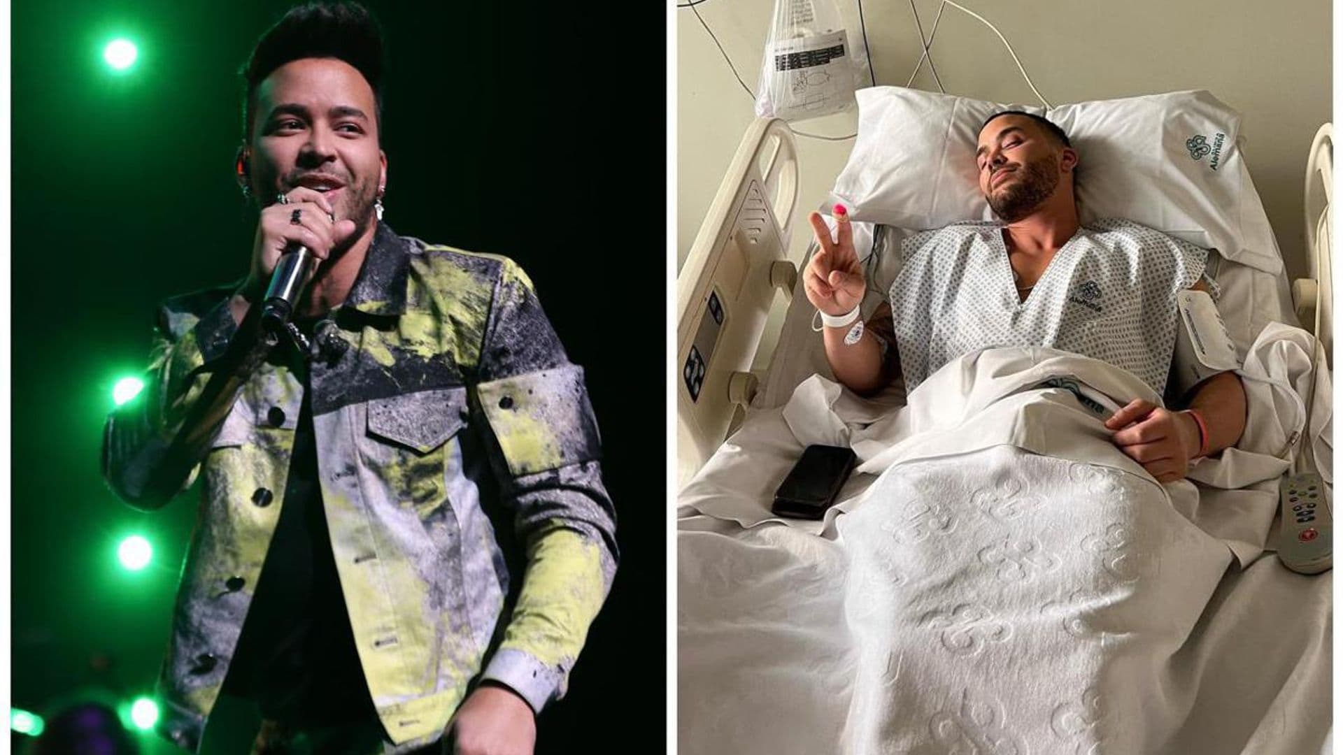 Prince Royce was hospitalized in Chile after suffering allergic reaction