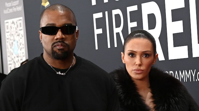 Kanye West and Bianca Censori at the Grammy Awards