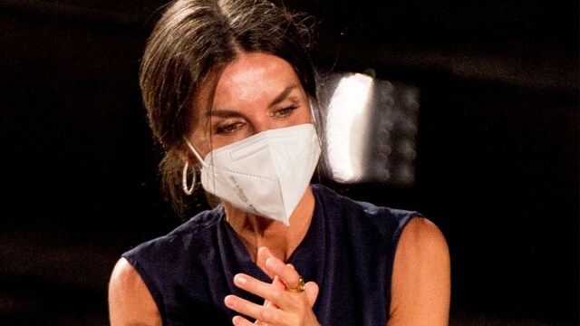 Queen Letizia makes appearance following grandmother's death