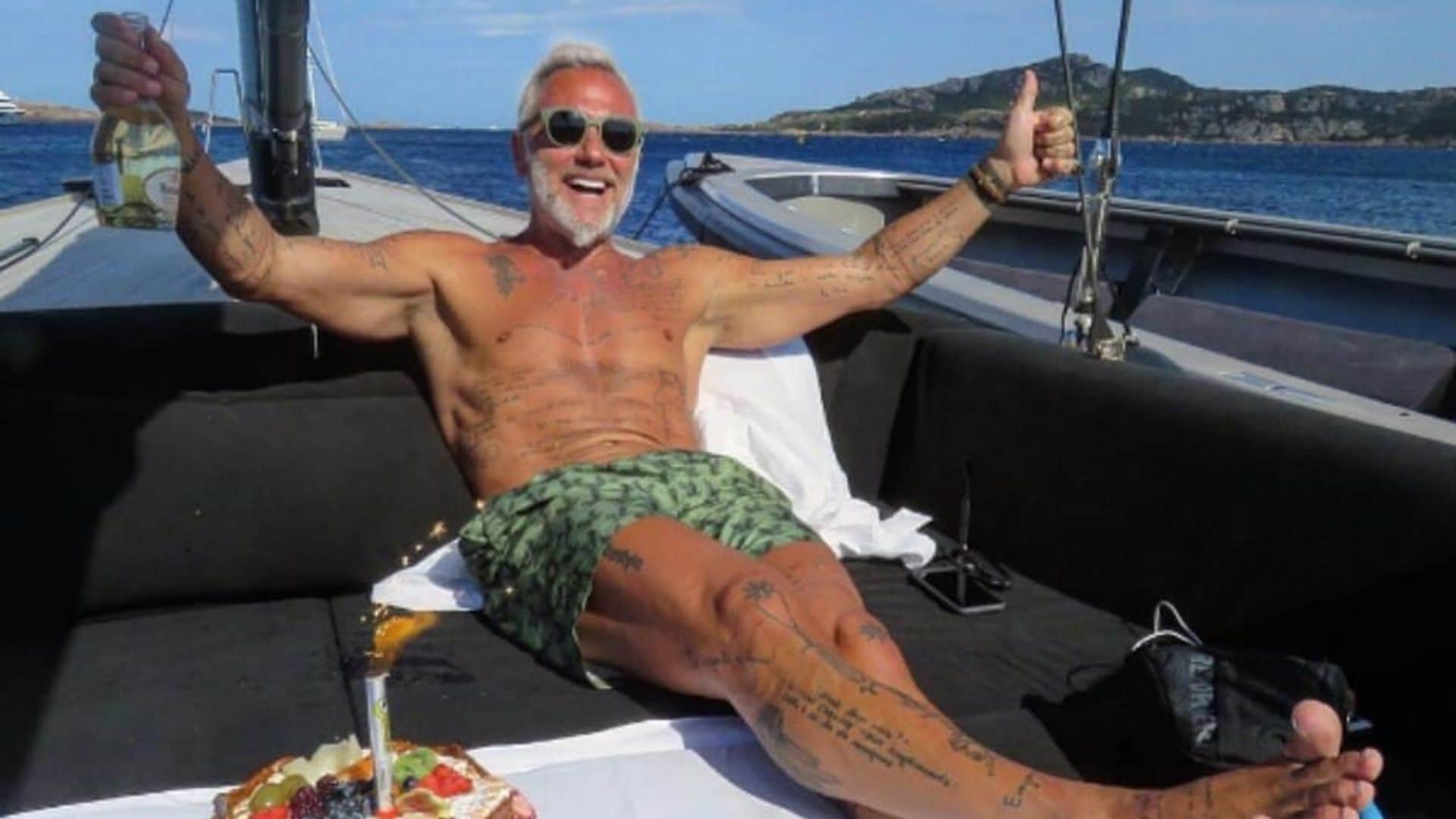 Italian businessman Gianluca Vacchi's extravagant birthday party in Porto Cervo