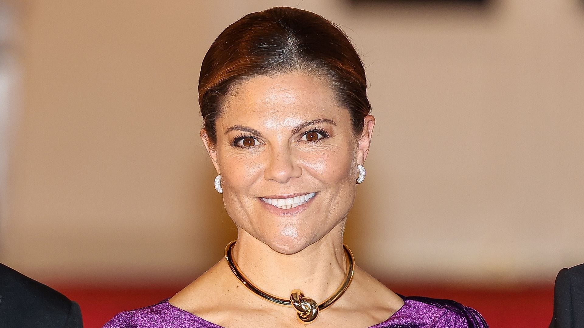 Crown Princess Victoria rewears chic pink dress with a bold metallic twist and statement jewelry
