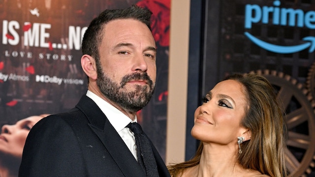 Ben Affleck and Jennifer Lopez attend the Los Angeles Premiere Of Amazon MGM Studios "This Is Me...Now: A Love Story" at Dolby Theatre on February 13, 2024, in Hollywood, California. (Photo by Lionel Hahn/WireImage)