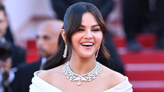  Selena Gomez attends the "Emilia Perez" Red Carpet at the 77th annual Cannes Film Festival at Palais des Festivals on May 18, 2024 in Cannes, France. (Photo by Kristy Sparow/Getty Images)