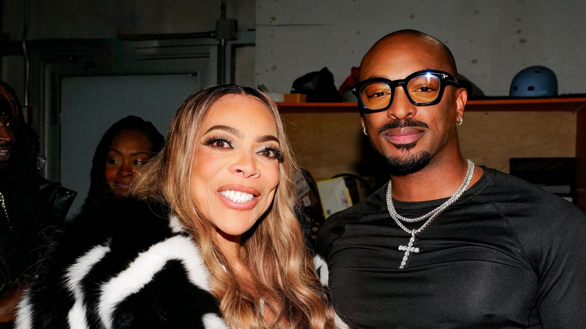 Wendy Williams poses with LaQuan Smith