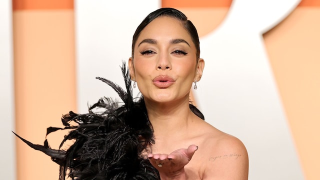 Vanessa Hudgens attends the 2025 Vanity Fair Oscar Party Hosted By Radhika Jones 