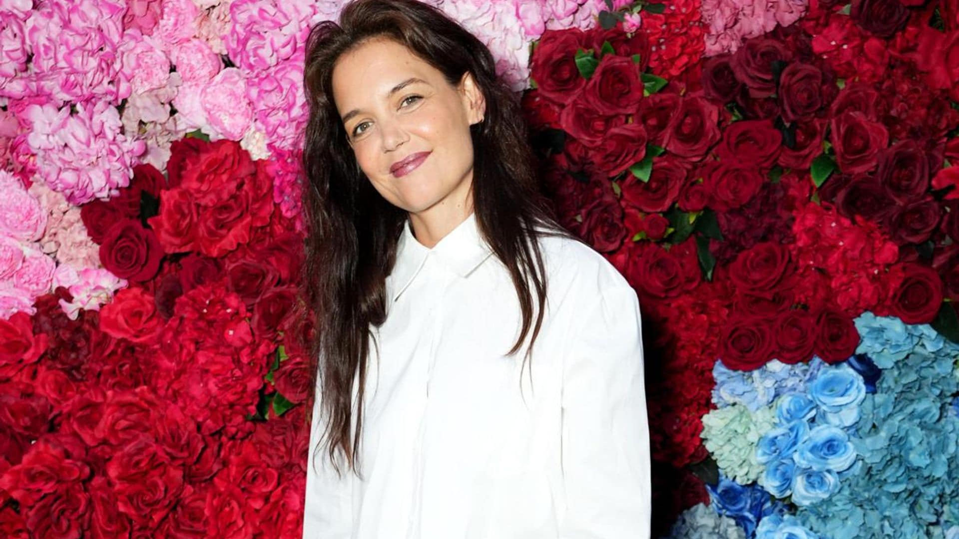 Katie Holmes debuts stunning blunt bangs at Chanel dinner event in NYC