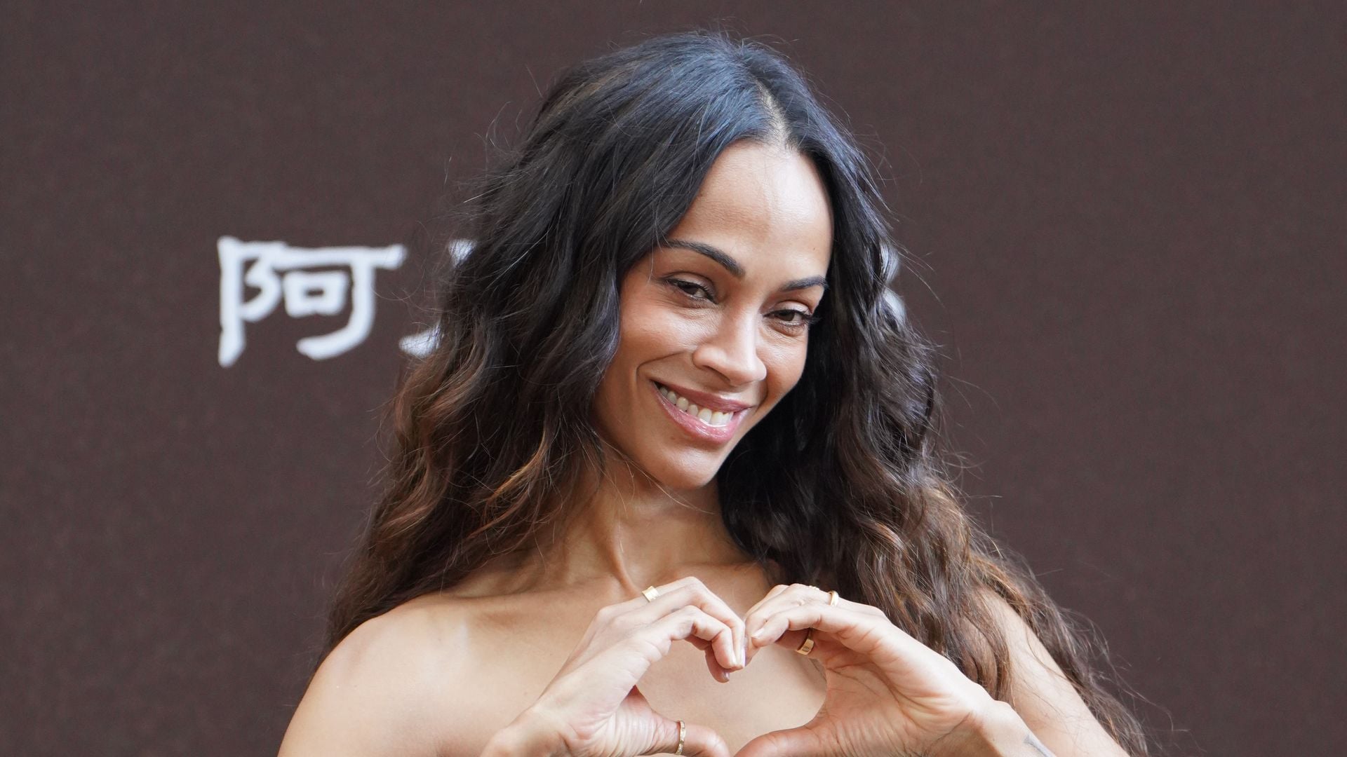 American actress Zoe Saldana attends the China premiere of film "Avatar: Fire and Ash" on December 8, 2025 in Sanya, Hainan Province of China. (Photo by VCG/VCG via Getty Images)