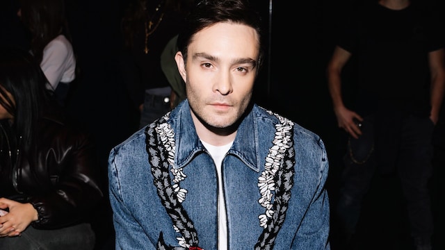 MILAN, ITALY - JANUARY 19: Ed Westwick attends the Dhruv Kapoor fashion show during the Milan Menswear Fall/Winter 2025 - 2026 Fashion Week on January 19, 2025 in Milan, Italy. (Photo by Alena Zakirova/Getty Images)
