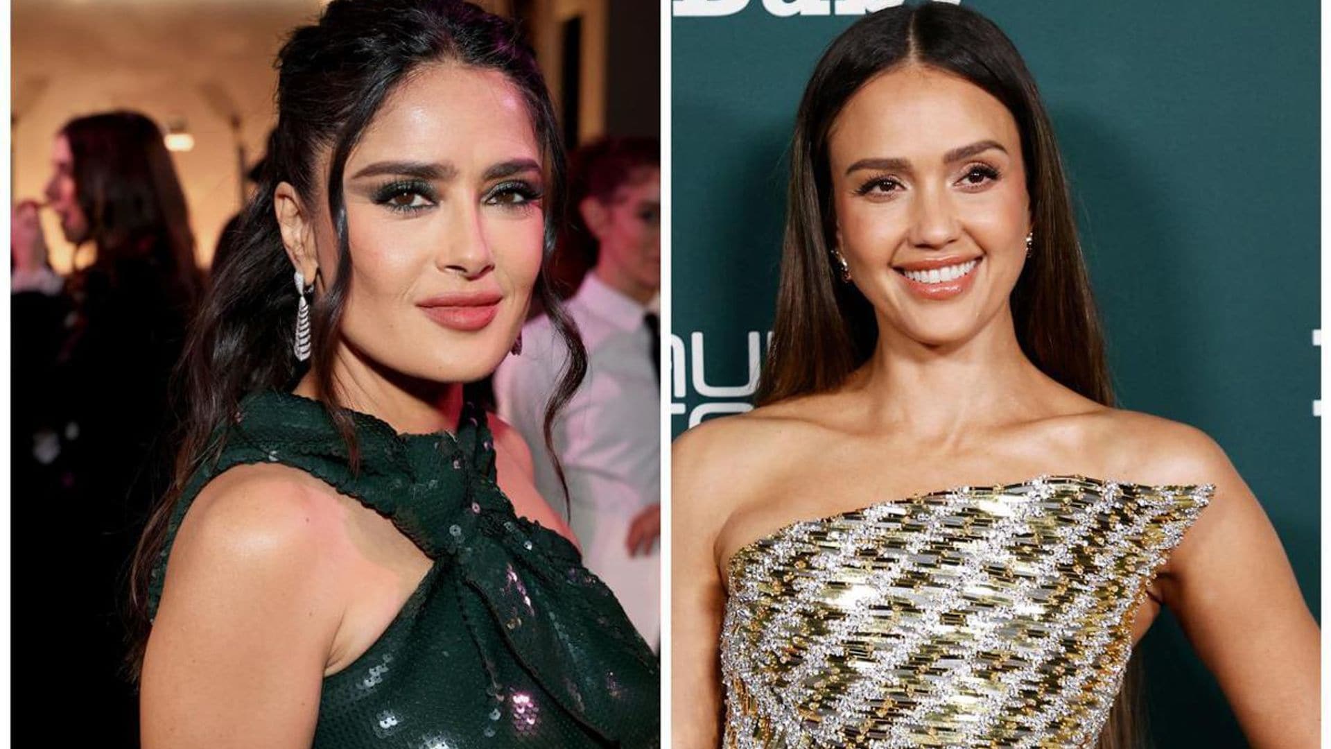 Salma Hayek attends Jessica Alba event alongside some of Hollywood’s leading Latinos