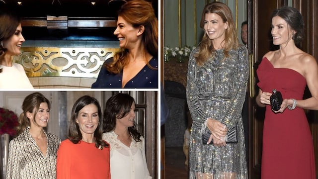 Queen Letizia and Juliana Awada style
