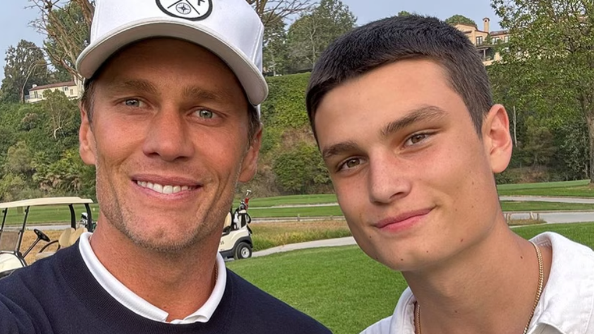 Tom Brady and 18-year-old son Jack show off striking resemblance at Miami NBA game