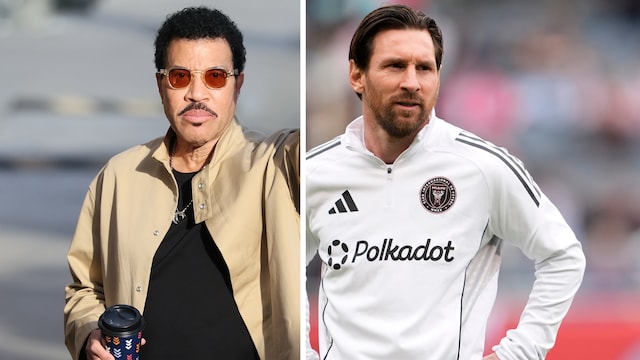 Messi finally meets Lionel Ritchie — The soccer star was named after the singer