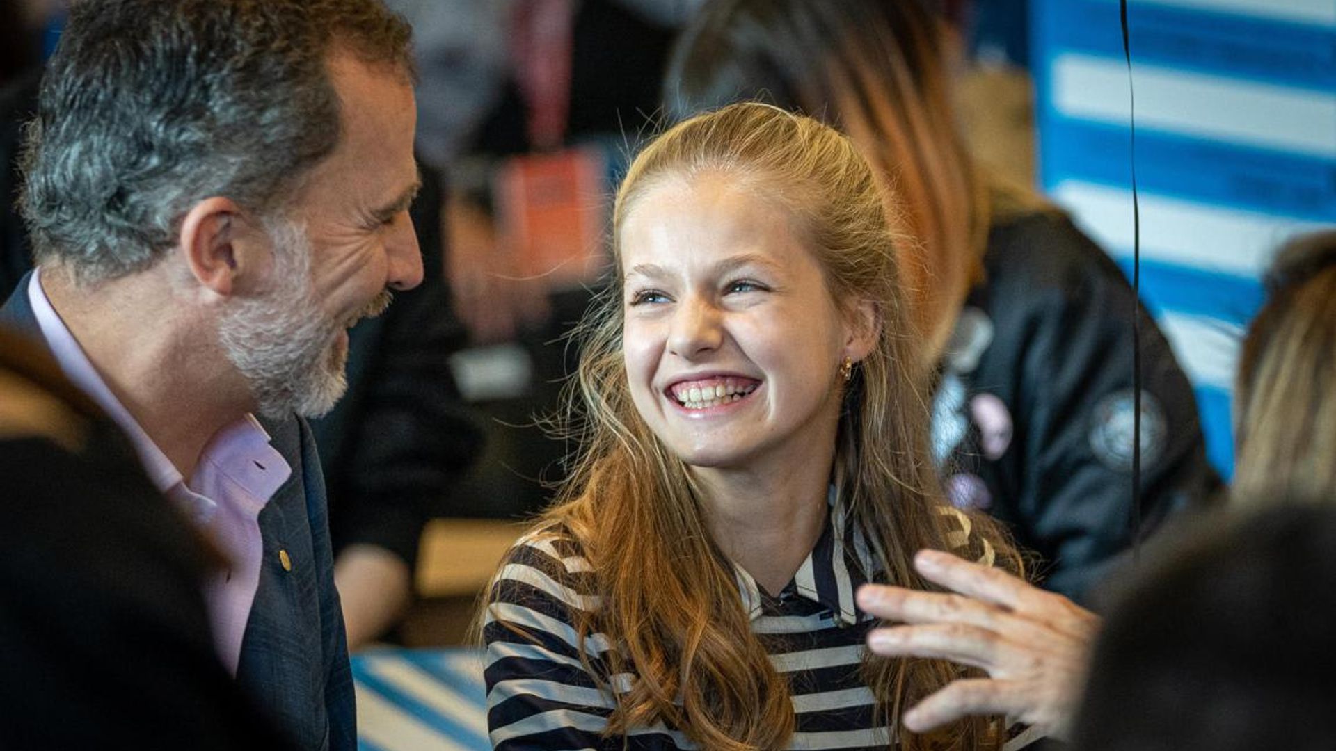 Queen Letizia’s daughter Princess Leonor caught reminding dad to put his face mask on