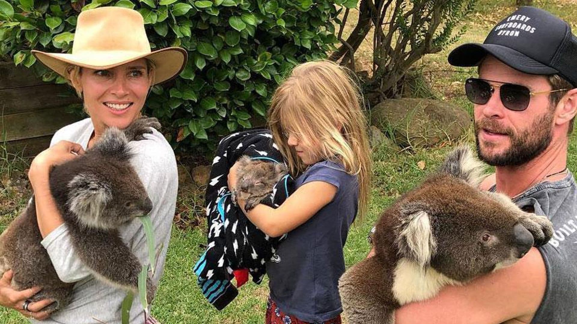 Elsa Pataky takes her kids to enchanted Crystal Castle - see the pics!