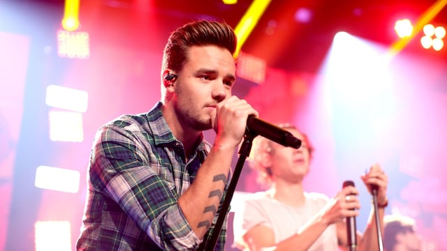 Liam Payne performs onstage at the "One Direction iHeartRadio Album Release Party" hosted by Ryan Seacrest at the iHeartRadio Theater Los Angeles