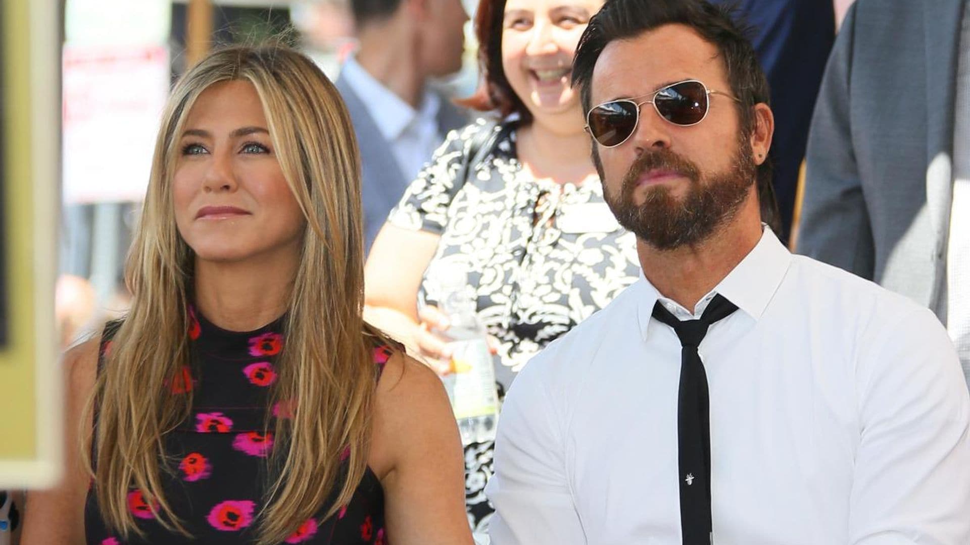 Jennifer Aniston & Justin Theroux spotted having dinner in New York