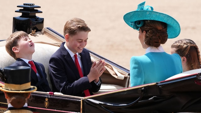 Prince Louis and George Share Viral Moment at Trooping the Colour