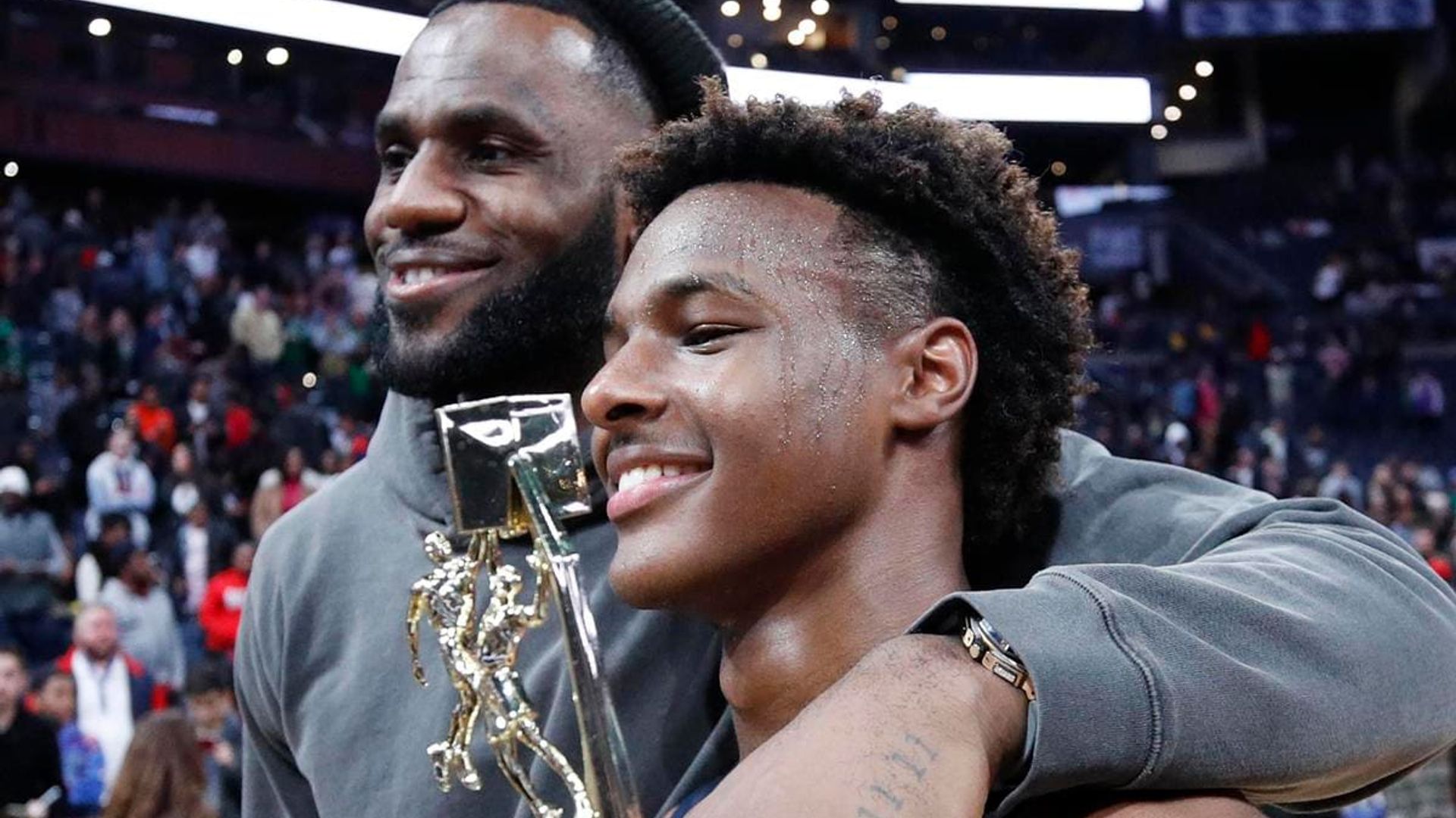 LeBron James’ son Bronny files trademarks for NFTs, clothing, and video games