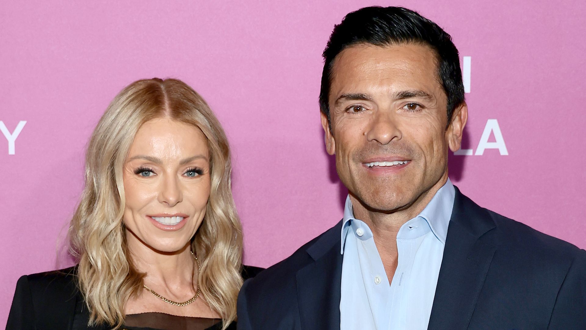 NEW YORK, NEW YORK - MAY 12: (L-R) Kelly Ripa and Mark Consuelos attend Family Equality's Night at the Pier at Pier Sixty at Chelsea Piers on May 12, 2025 in New York City. (Photo by Dimitrios Kambouris/Getty Images for Family Equality)