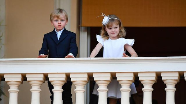 Princess Charlene's twins made a rare public appearance