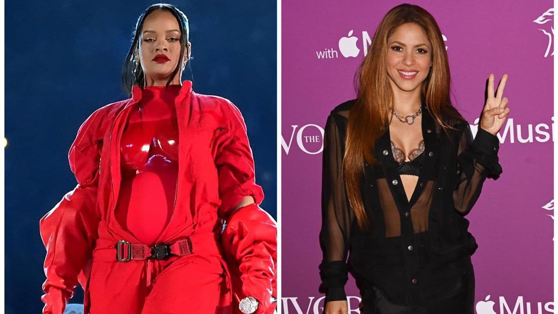 Shakira sent Rihanna a sweet message before the Super Bowl