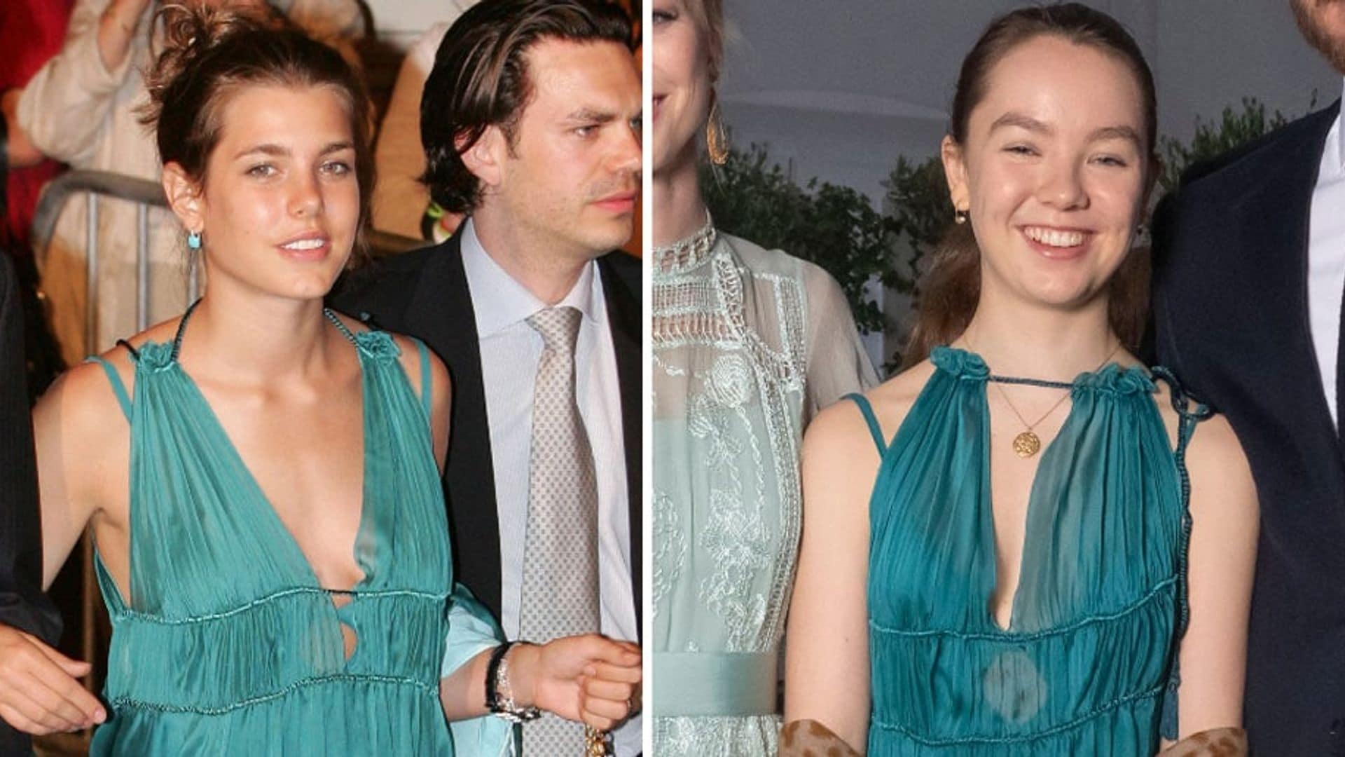Charlotte Casiraghi lends her sister Alexandra of Hanover a dress she wore 14 years ago