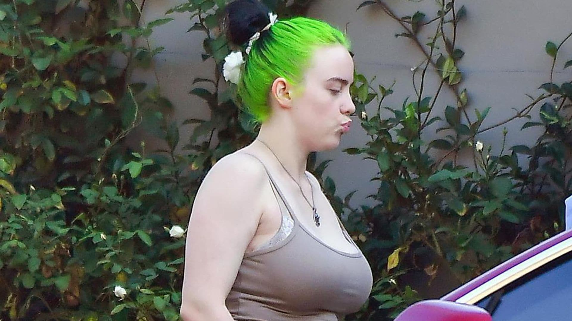 Billie Eilish surprises fans by rocking a form-fitting top