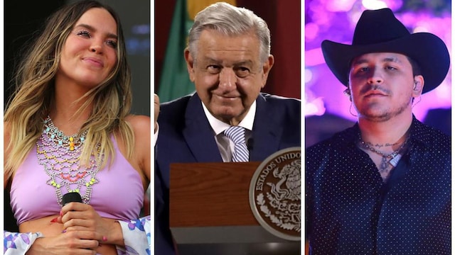 Mexico's president wants to reunite exes Belinda and Christian Nodal in a massive free concert at the Zocalo