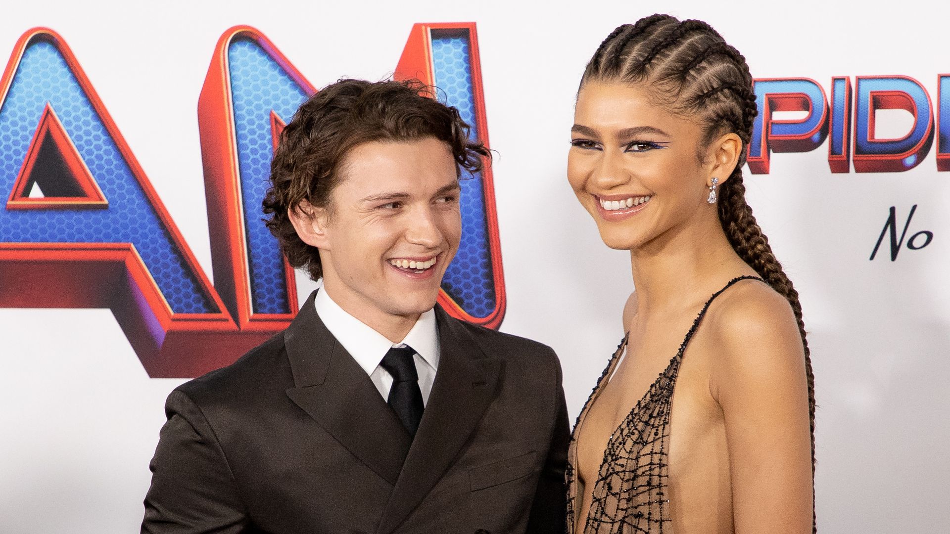 Tom Holland and Zendaya attend the Los Angeles premiere of Sony Pictures' 'Spider-Man: No Way Home'