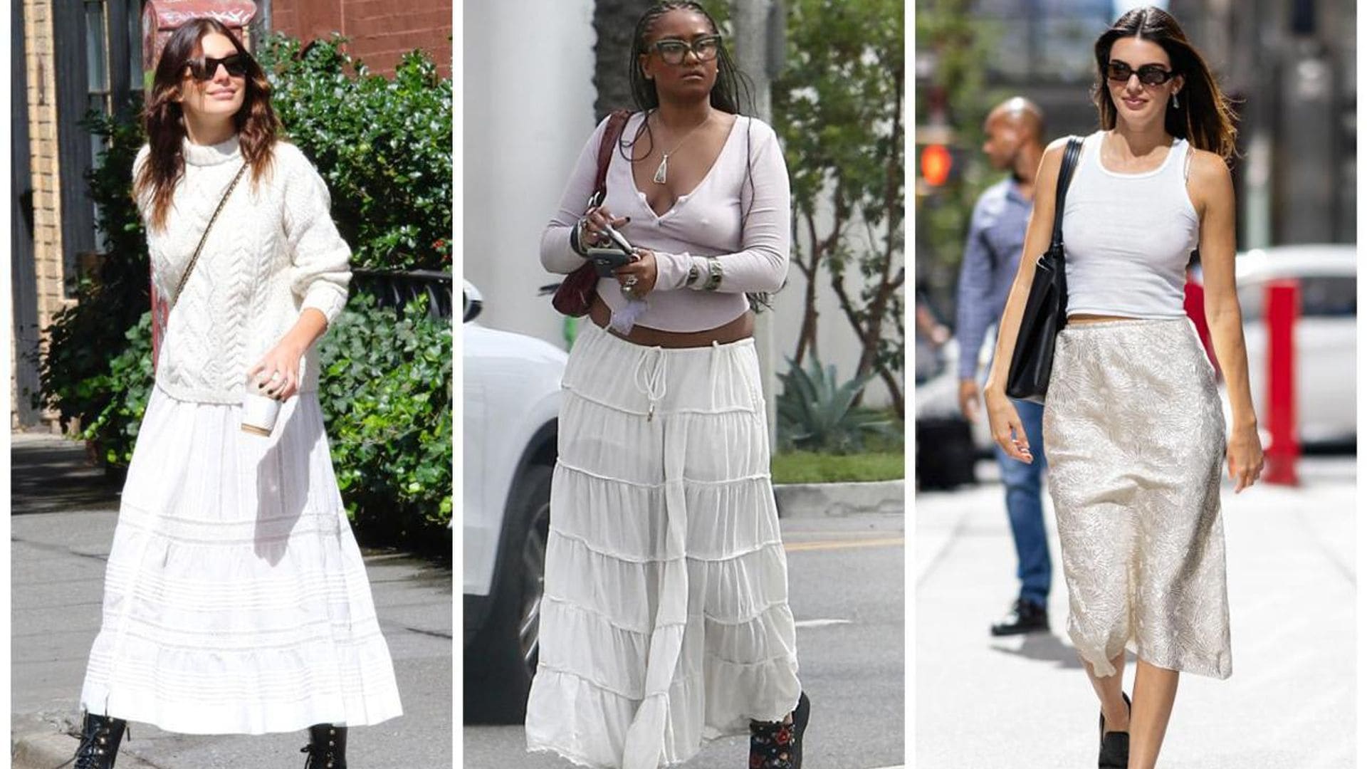 Sasha Obama and more celebs are pushing Boho skirts this fall