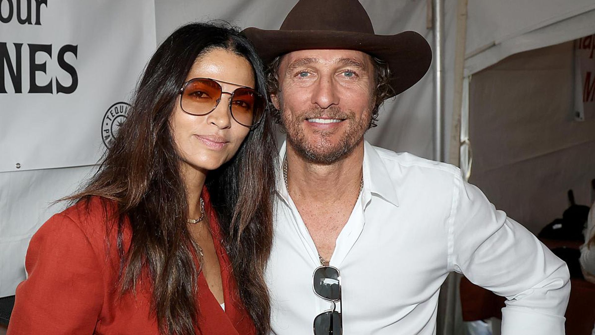 Matthew McConaughey and Camila Alves go pantless for tequila