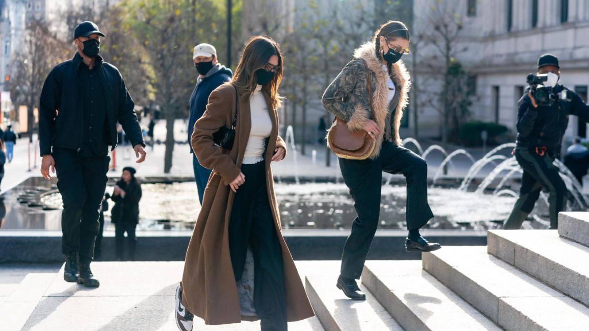 Kendall Jenner and Bella Hadid looked fabulous while braving the New York City cold
