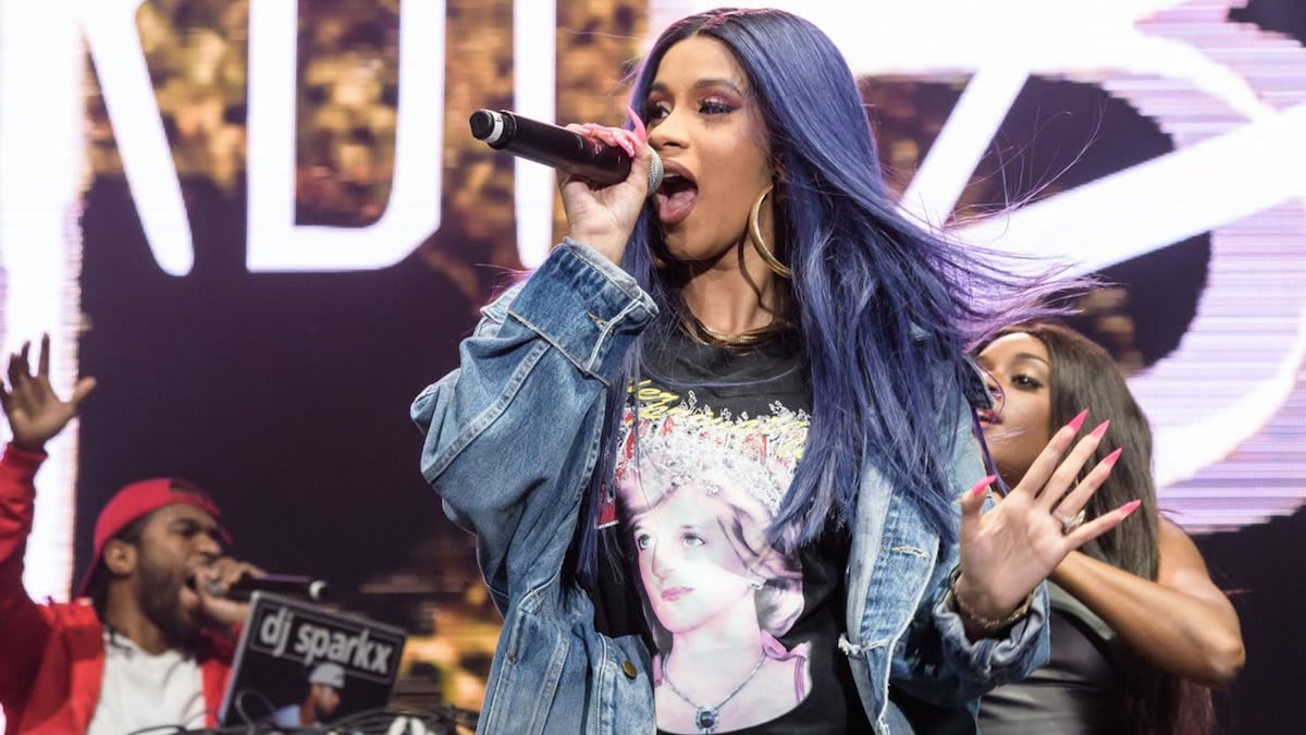 Watch Cardi B attempt rhythmic gymnastics