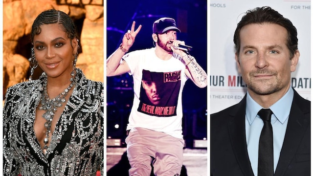 Beyonce, Eminem, Bradley Cooper