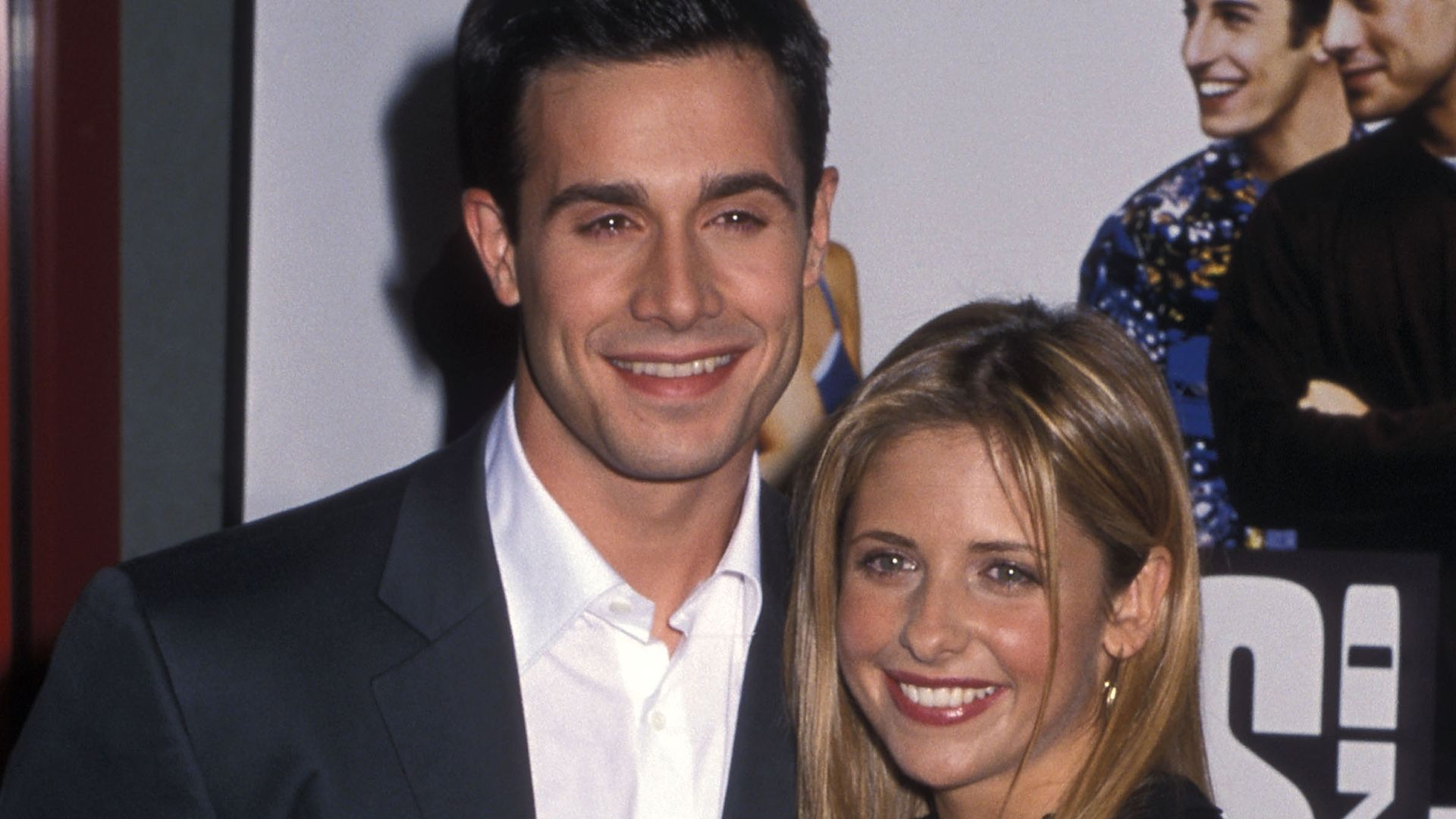 Freddie Prinze, Jr. and Sarah Michelle Gellar at the "Boys and Girls" New York City Premiere on June 13, 2000