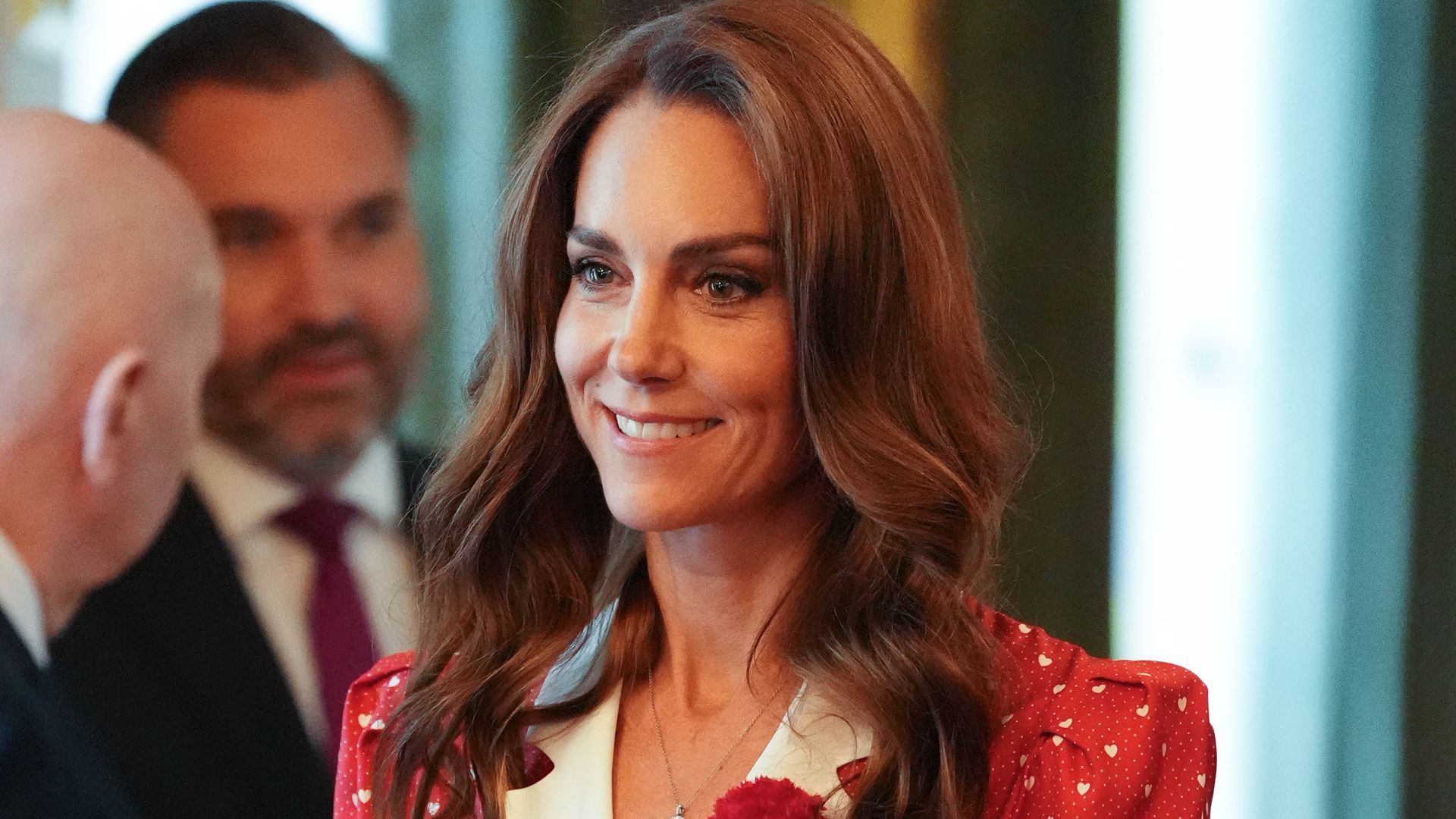 Kate Middleton and King Charles stand together against cancer at historic St. James's Palace reception