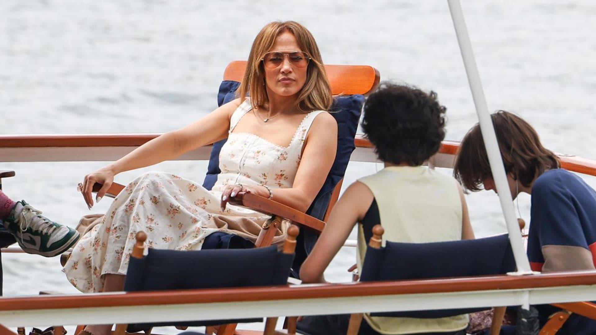 Benny Medina welcomes Jennifer Lopez and her kids on a yacht while in Naples, Italy